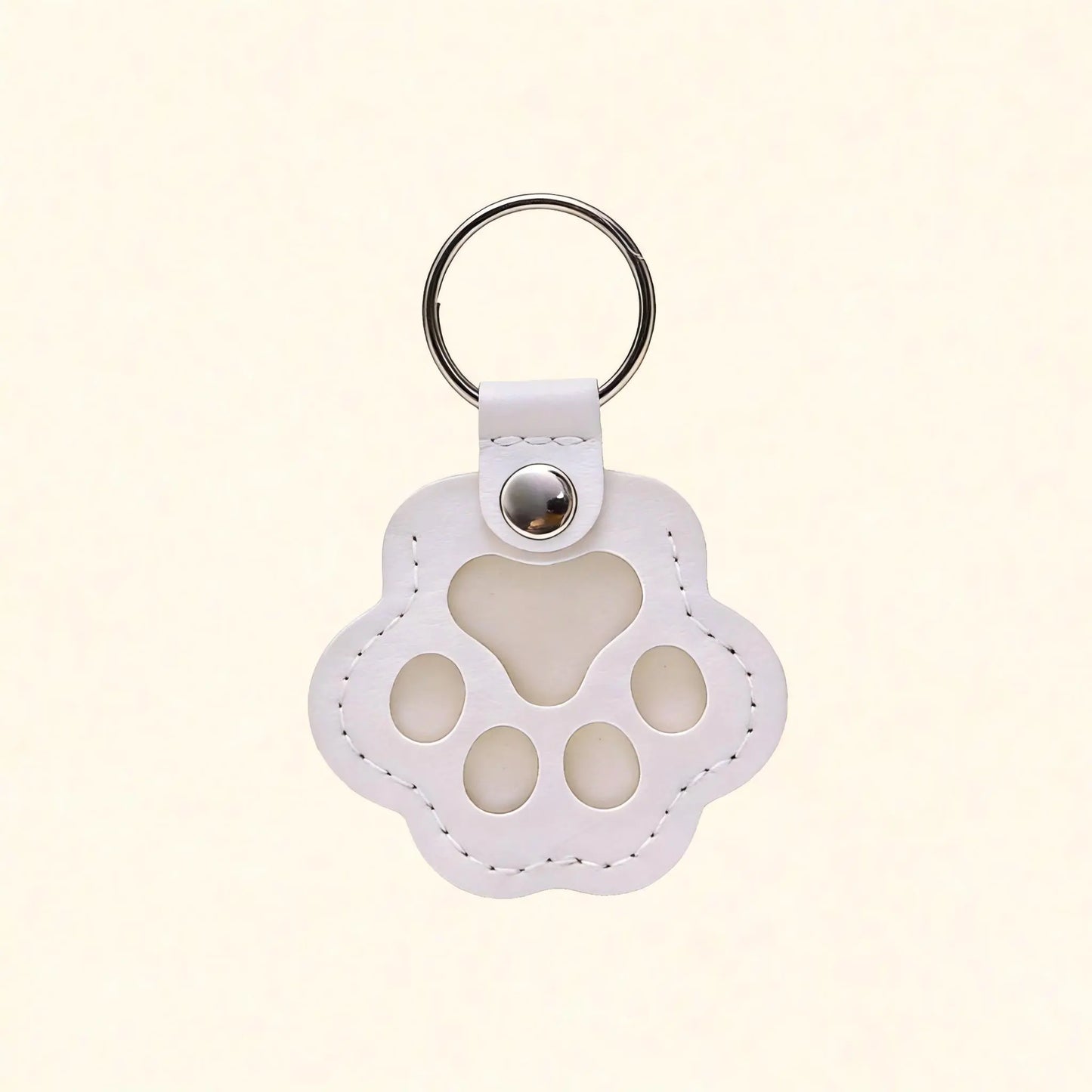 Cherish Your Furry Friend with Our Pet Fur Keepsake Leather Keychain – Adorable Paw Charm for Dog & Cat Hair, Perfect Gift for Pet Lovers