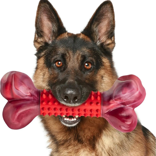 Apasiri Indestructible Chew Toy for Large Breeds - Durable Interactive Toy for Strong Dogs, Ideal for Teeth Grinding and Playtime