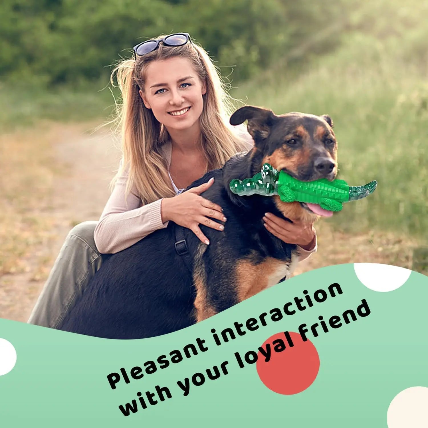Premium Large Alligator-Designed Dog Chew Toy for Aggressive Chewers - Infused with Milk Scent to Reduce Anxiety and Boredom