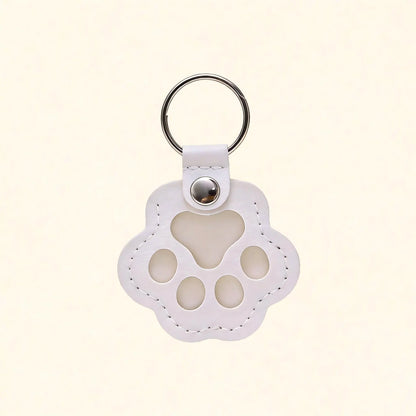 Cherish Your Furry Friend with Our Pet Fur Keepsake Leather Keychain – Adorable Paw Charm for Dog & Cat Hair, Perfect Gift for Pet Lovers
