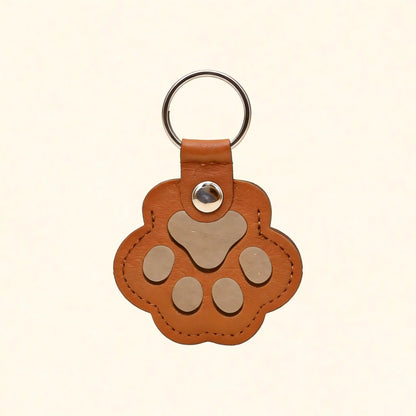 Cherish Your Furry Friend with Our Pet Fur Keepsake Leather Keychain – Adorable Paw Charm for Dog & Cat Hair, Perfect Gift for Pet Lovers