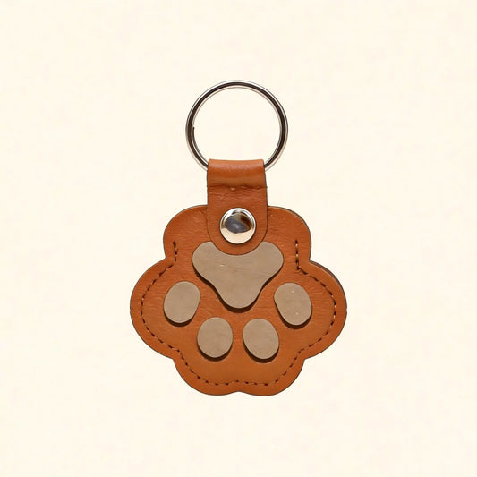 Cherish Your Furry Friend with Our Pet Fur Keepsake Leather Keychain – Adorable Paw Charm for Dog & Cat Hair, Perfect Gift for Pet Lovers